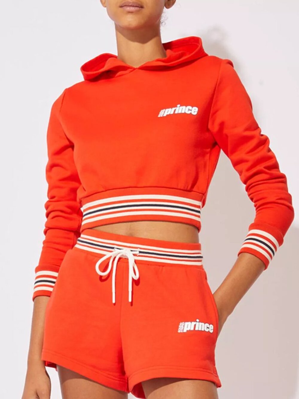 Prince X x Solid & Striped Jayden Hoodie + Carla Shorts Tennis Collab Set